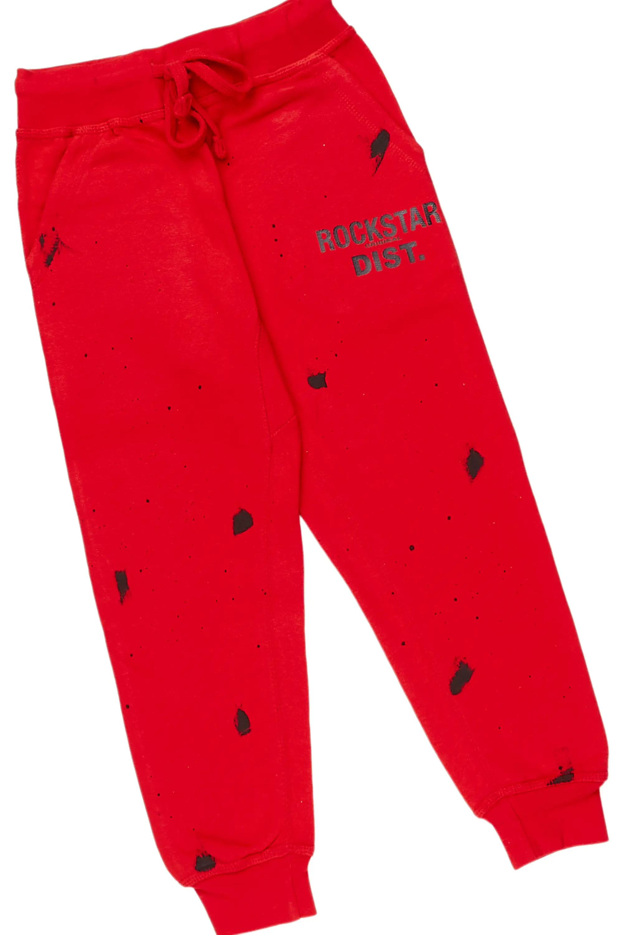 Boys Raffer Red Hoodie Track Set - Image 4