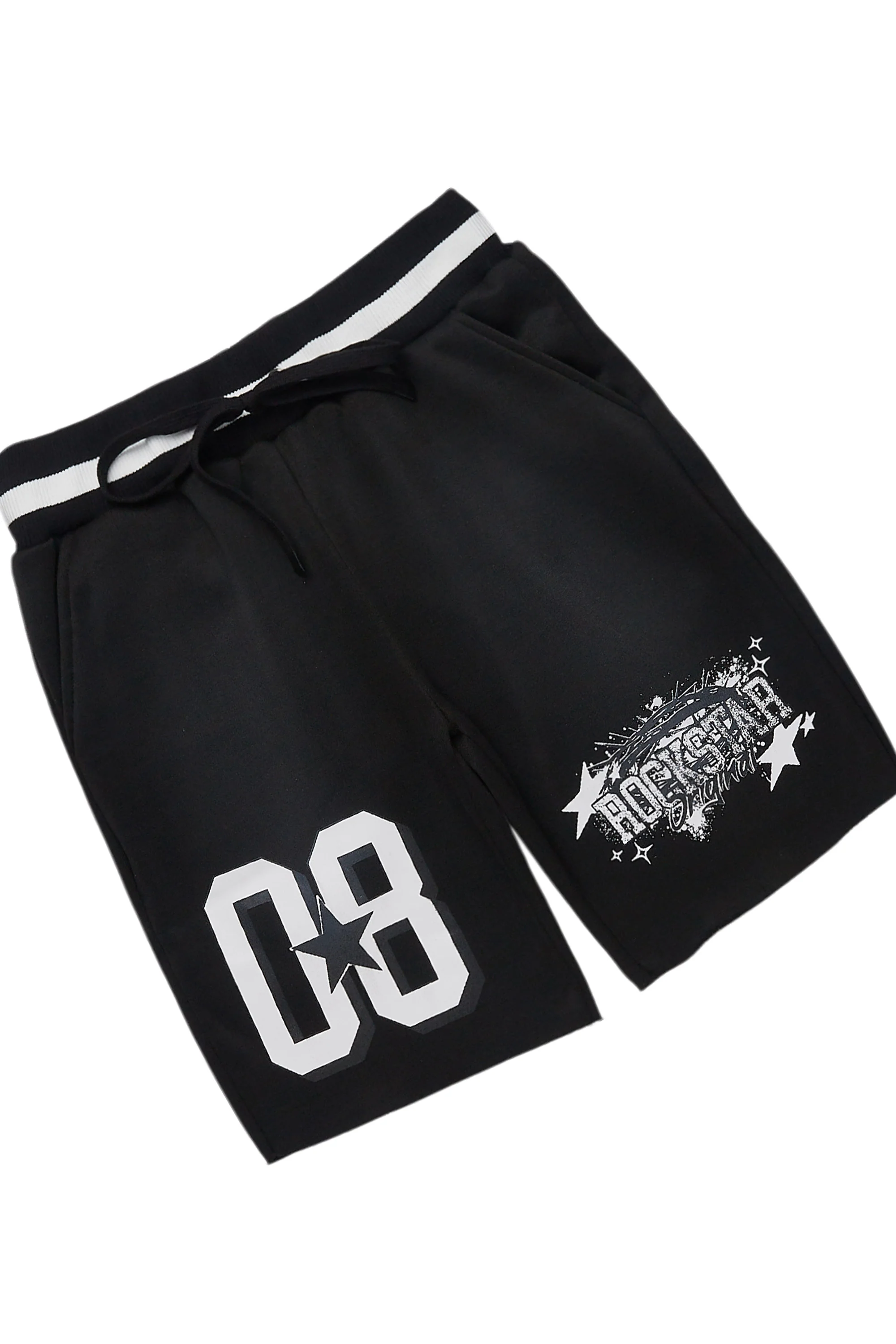 Carolina Black T-Shirt Short Set - Image 5